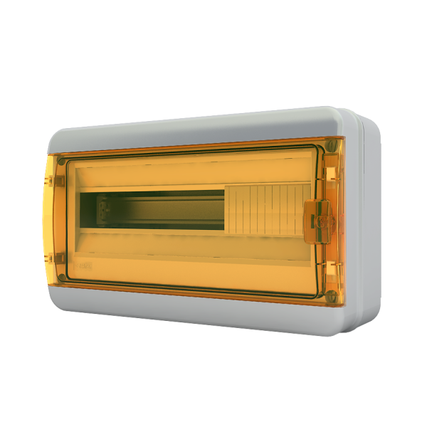Щит навесной ЩРН-П 18 мод. оранж. крышка IP65 BNO 65-18-1 Tekfor