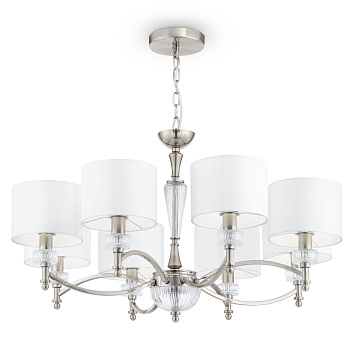 Люстра 8*E14 40Вт Никель IP20 Alicante MOD014CL-08N Maytoni