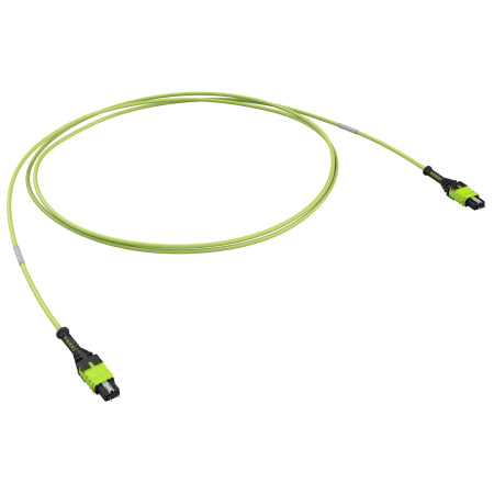 Оптическая соединительная сборка 12ОВ 50/125 OM5, 1xMTP PRO(12)/1xMTP PRO(12), 75м (предустановленная конфигурация: Male/Male ,тип В) DKC