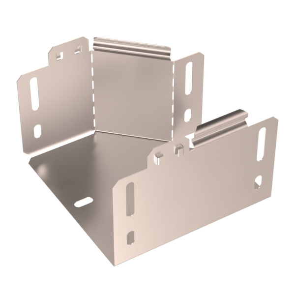 Переходник правый Стандарт INOX (AISI 409) 150х100х100 Промрукав