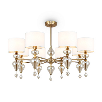 Потолочный светильник 8*E14 40Вт Латунь IP20 Raise FR5369CL-08BS Freya