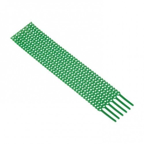 Хомут гибкий (20 шт) зеленый FlexSTRAP EKF фото 4