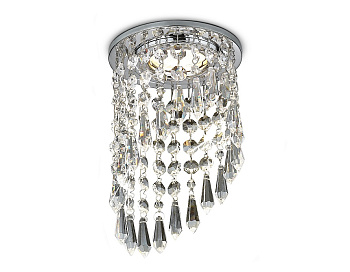 Встраиваемый точечный светильник K2247 CH/CL хром/прозрачный Ambrella Light
