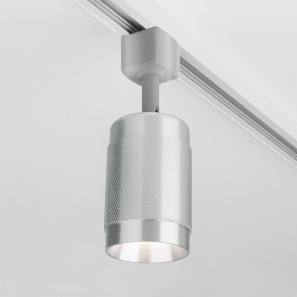 Трековый светильник 1*GU10 серебряный IP20 Tony (a048162) Elektrostandard