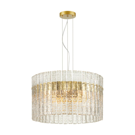 Люстра E14 6*40W MERKALE матов.золотой/прозрачный/стекло ODEON LIGHT