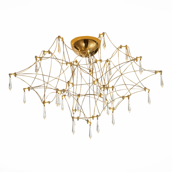 Люстра потолочная Золотистый, Прозрачный LED 78*0,45Вт 3000К SL797.202.78 ST LUCE