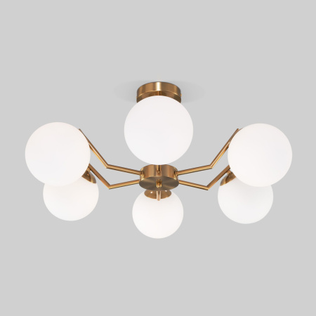 Потолочная люстра 6*E27 60Вт латунь IP20 Frost (70154/6 латунь) Eurosvet Потолочная люстра 6*E27 60Вт латунь IP20 Frost (70154/6 латунь) Eurosvet