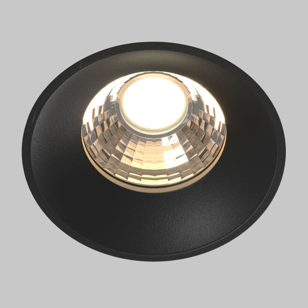 Встраиваемый светильник LED 12Вт Черный IP20 Downlight DL058-12W3K-TRS-B Technical Maytoni