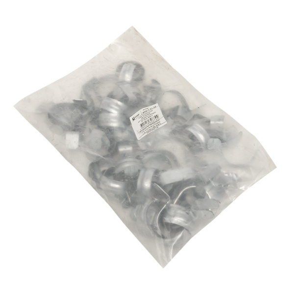 Скоба металлическая однолапковая d31-32 мм (50 шт) PROxima EKF