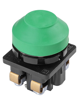 Выключатель кнопочный КЕ 081-У1-исп.2, зеленый, 1з+1р, 10A, 660B, IP66 TDM