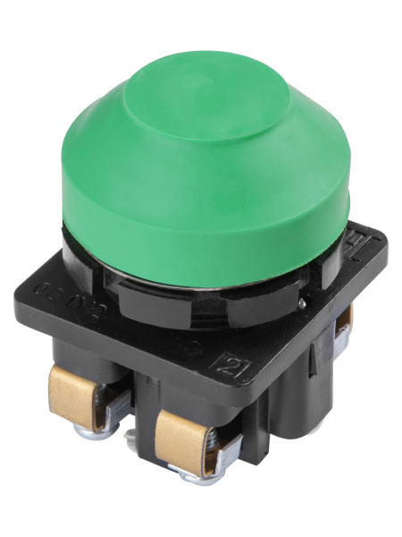 Выключатель кнопочный КЕ 081-У1-исп.2, зеленый, 1з+1р, 10A, 660B, IP66 TDM