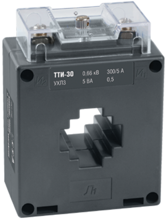 Трансформатор тока ТТИ-30 300/5А 10ВА 0,5 IEK