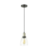 Подвес E27 60W 220V KIT античная бронза/стекло B LUMION