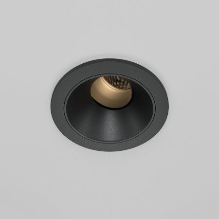 Встраиваемый светильник LED 7Вт Черный IP20 Downlight DL057-7W3K-B Technical Maytoni