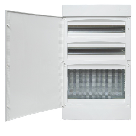 Щит комбинированный "Unix" белая дверь (2х18 модулей + 1 монтажная плата) IP40 EKF