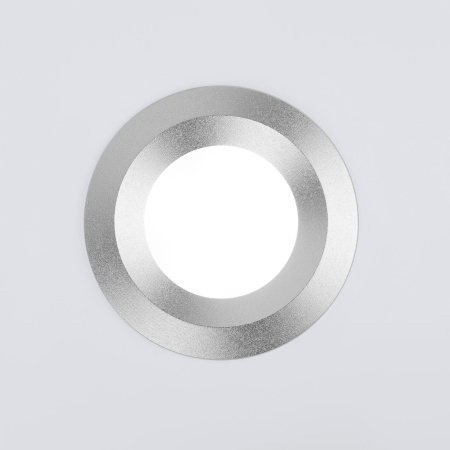 Встраиваемый точечный светильник GU10 серебряный IP20 (a053334) Elektrostandard