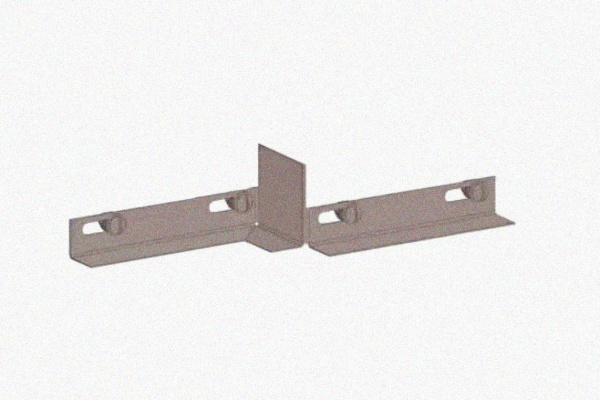 Соединитель-переходник замковый ПУгЛЗ 25х100 УТ1,5, оцинкованный лист, S1,2