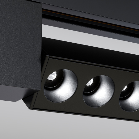 Трековый светильник LED 10Вт Черный IP20 Single phase track system Unity TR010-1-10W3K-M-B Technical Maytoni