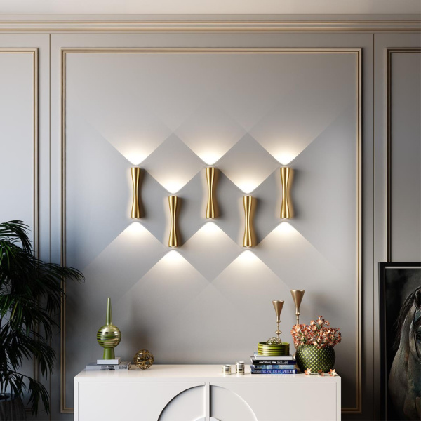 Настенный св-к IP20 LED 10W 536Лм 3000K ANIKA золотистый/металл ODEON LIGHT Настенный св-к IP20 LED 10W 536Лм 3000K ANIKA золотистый/металл ODEON LIGHT