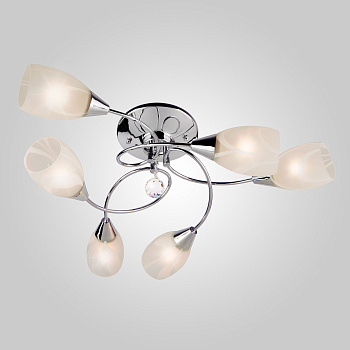 Люстра классическая 6*E27 60Вт хром IP20 Virginia (2275/6 хром) Eurosvet