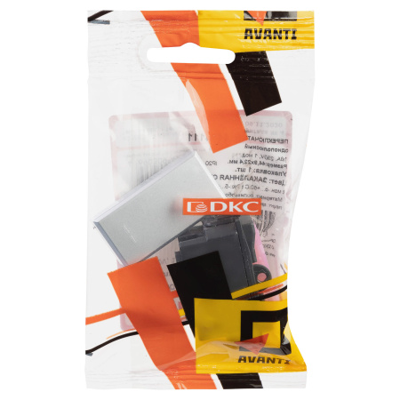 Переключатель модульный, "Avanti", "Закаленная сталь", 1 модуль DKC