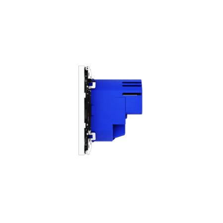 Розетка встраиваемая Voltum S70 с заземлением и защитными шторками, 16А, с USB, A+C, (белый матовый)
