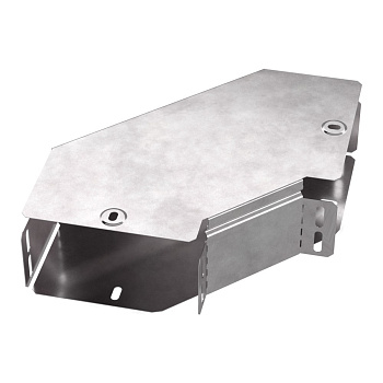 Угол горизонтальный 90 градусов с крышкой Стандарт 150х80 Промрукав