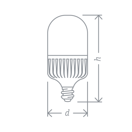 Лампа светодиодная LED 45 Вт Е27 220В Navigator