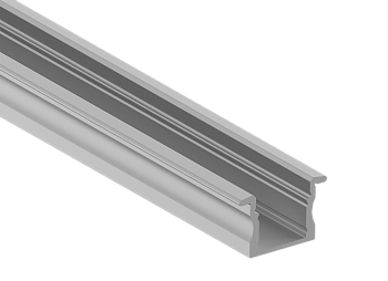 Donel врезной алюминиевый профиль, 23,5х14,5х2000. Цвет: Анодированное серебро, Серия:DN8ALE