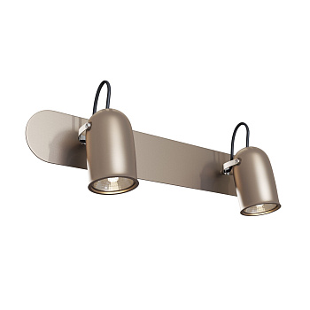 Светильник спот 2*GU10 50Вт Никель IP20 Alcor SP311-CW-02-N Technical