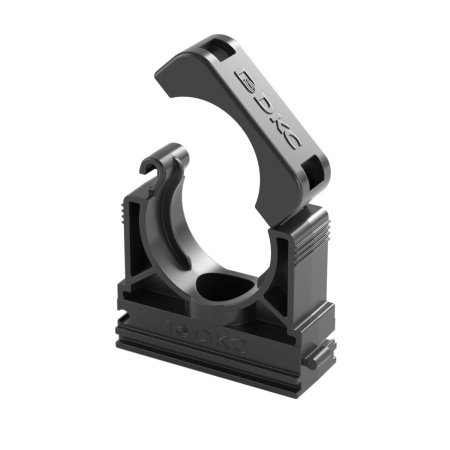Держатель с крышкой DN 23 мм, полиамид, цвет чёрный DKC