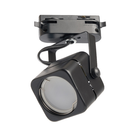 Светильник Feron AL190 трековый однофазный на шинопровод под лампу GU10, черный