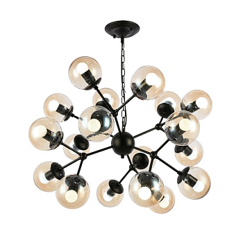 Светильник подвесной Черный/Янтарный E27 18*60Вт SLE154913-18 EVOLUCE