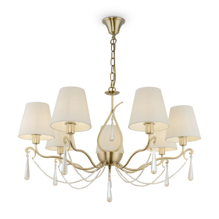 Люстра 7*E14 40Вт Латунь IP20 Madeline FR2019PL-07BS Freya