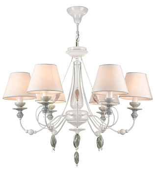 Люстра 6*E14 40Вт Жемчужный белый IP20 Adelia ARM540-06-W Maytoni