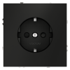 Розетка встраиваемая Voltum S70 с заземлением и защитными шторками, 16А, (черный матовый) Розетка встраиваемая Voltum S70 с заземлением и защитными шторками, 16А, (черный матовый)