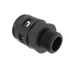 Муфта труба-коробка DN 17 мм, М20х1,5, полиамид, цвет черный DKC