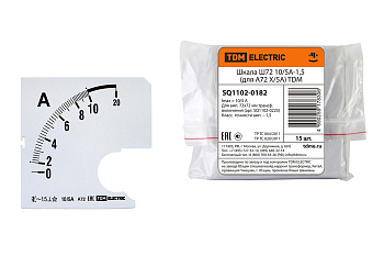 Шкала Ш72 10/5А-1,5 (для А72 Х/5А) TDM