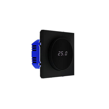 Терморегулятор электронный Voltum S70 с индикацией и датчиком, для теплого пола, (графит)