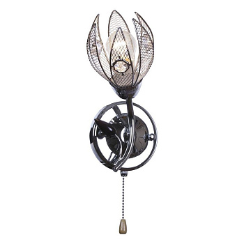 Бра Хром/Прозрачный E14 1*40Вт 180-101-01 VELANTE