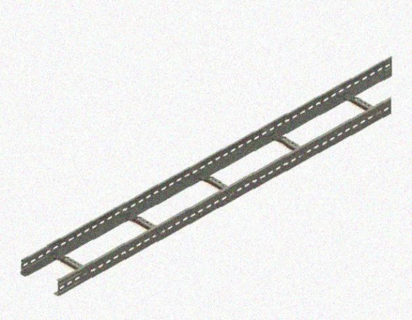 Лоток лестничный КП-НЛ 60х10-45 (Rп600) УХЛ1 для поворота трассы вверх на 45, радиус поворота трассы 600 мм, горячее цинкование, S1,5