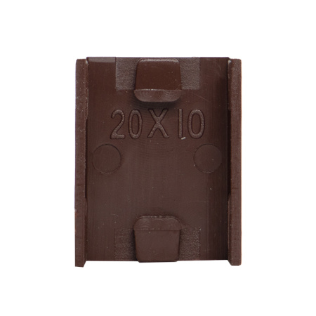 Соединитель (20х10) (4 шт) темное дерево EKF-Plast