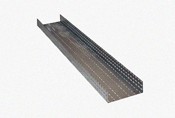 Лоток перфорированный ЛМ 150х80х2000 УТ1,5, горячее цинкование, S1,5