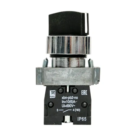 Переключатель BD33 3P короткая ручка 2NO IP65 PROxima EKF