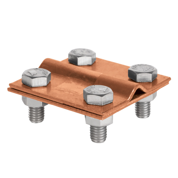 Зажим универсальный полоса 30 - прут 10 (пластина 57x57мм) Cu PROxima EKF