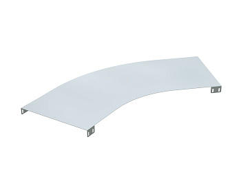 Крышка на угол горизонтальный лестничный 45 градусов 100х400, R900, U5, горячеоцинкованный DKC