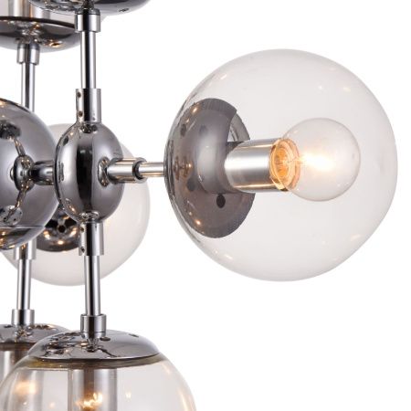 Подвесной светильник 9*E14 60Вт Хром IP20 Richard FR5596PL-09CH Freya