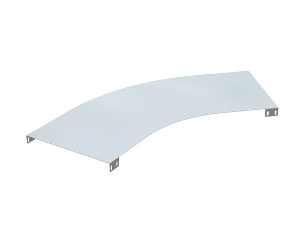 Крышка на угол горизонтальный лестничный 45 градусов 100х400, R900, U5, горячеоцинкованный DKC