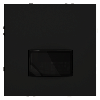 Датчик движения встраиваемый Voltum S70, (черный матовый)