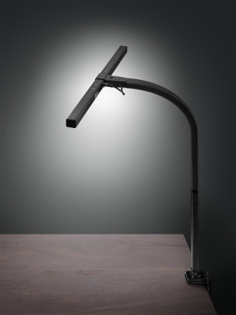 Светильник светодиод. струбцина СН-100, гибкий, сенс-димм, 10Вт, 3000-6000 К, авт.рег, черн. TDM